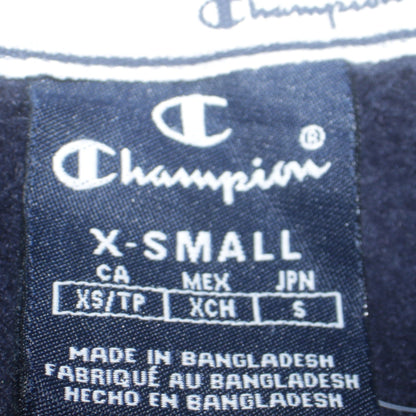 Mens UK Size XS Champion Blue Pullover Hoodie