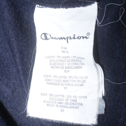 Mens UK Size XS Champion Blue Pullover Hoodie