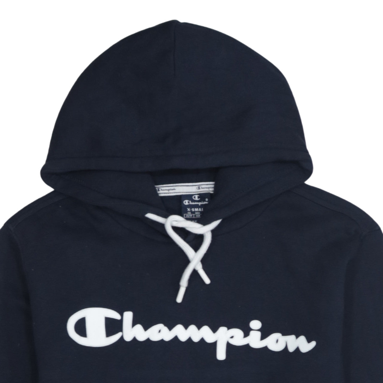 Mens UK Size XS Champion Blue Pullover Hoodie