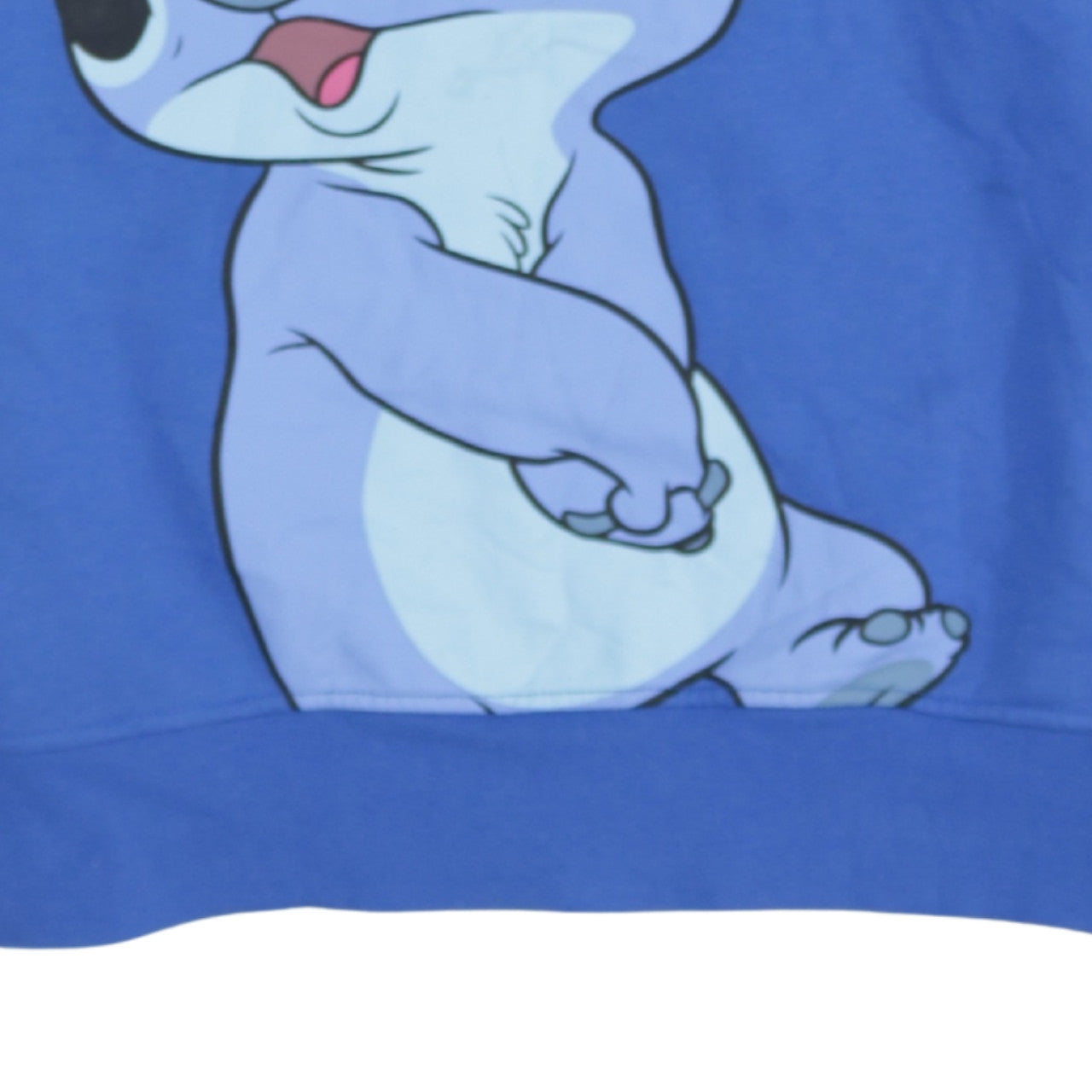 Womens UK Size 2XS Disney Blue Pullover Sweatshirt