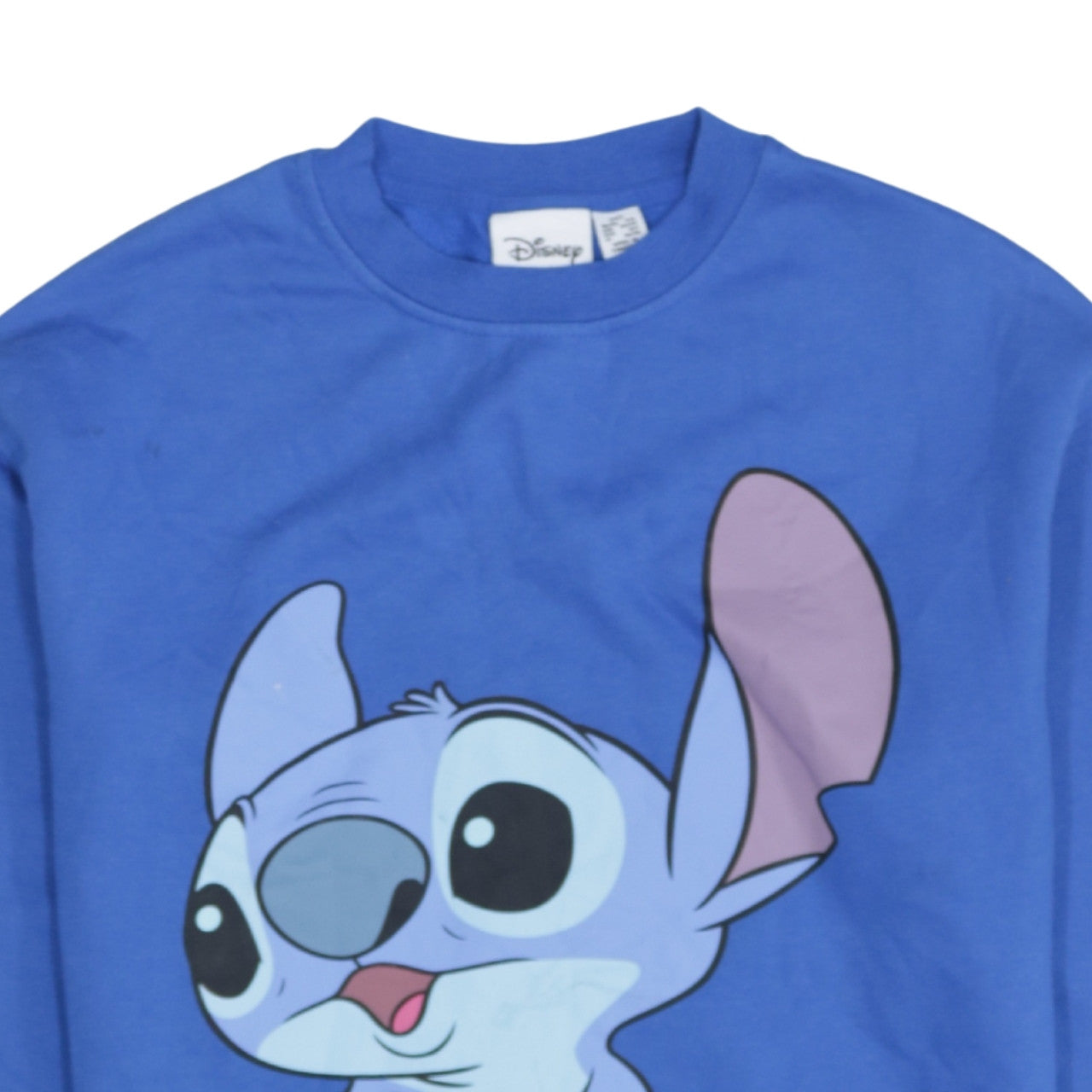Womens UK Size 2XS Disney Blue Pullover Sweatshirt