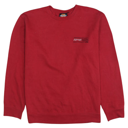 Mens UK Size XL Dickies Red Pullover Sweatshirt