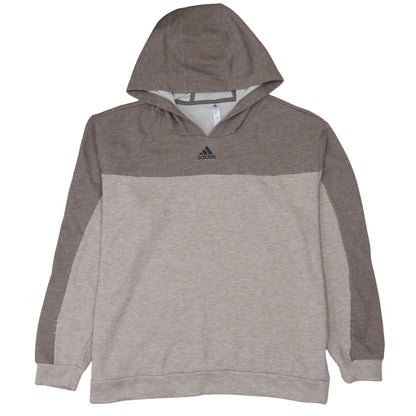 Mens UK Size L adidas Beige Pullover Hoodie