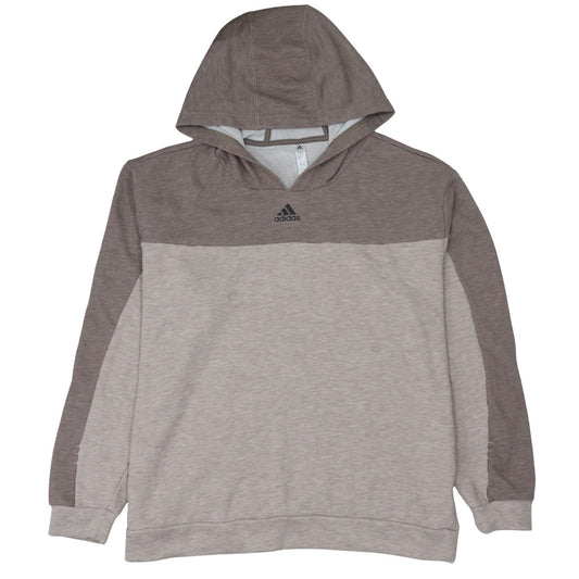 Mens UK Size L adidas Beige Pullover Hoodie