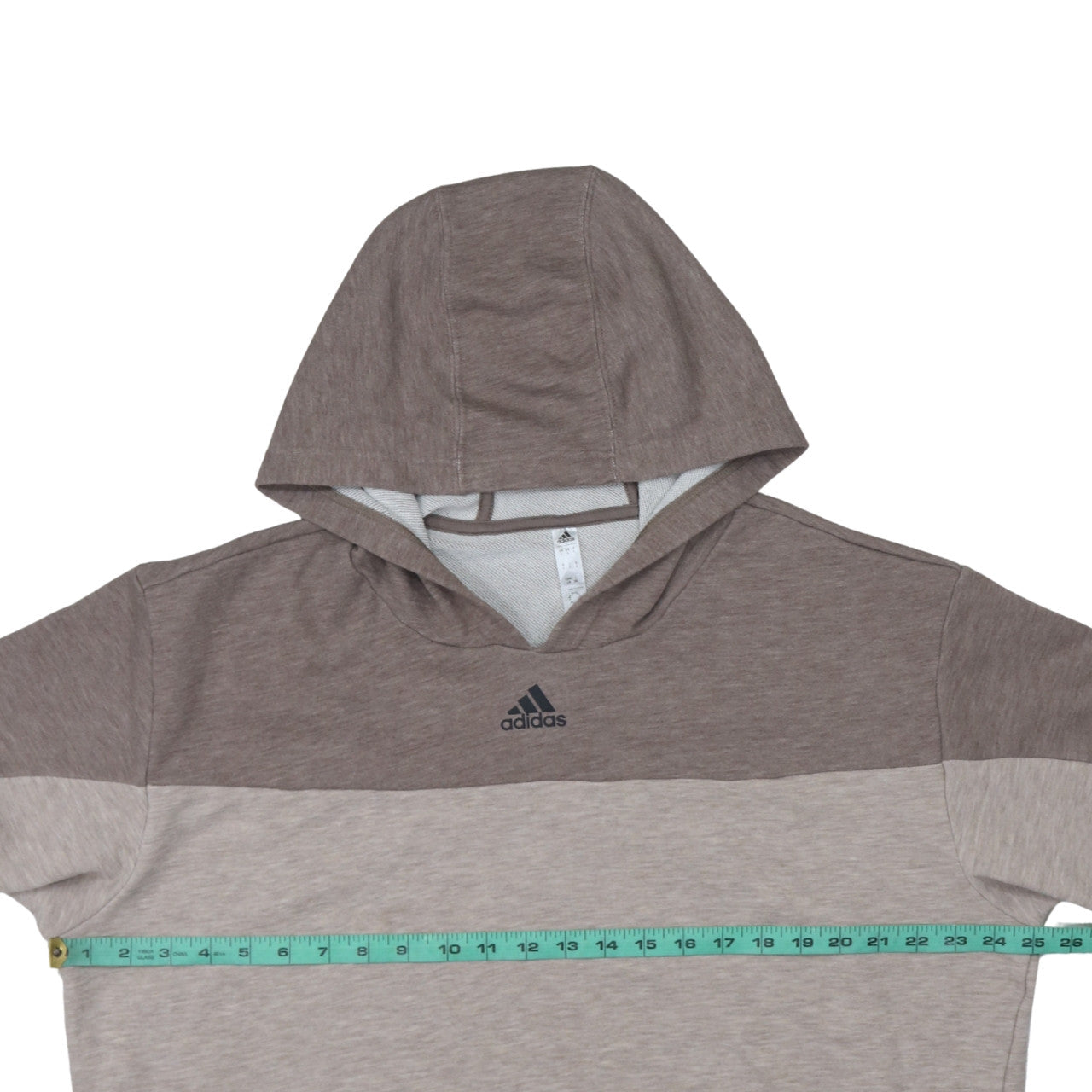 Mens UK Size L adidas Beige Pullover Hoodie