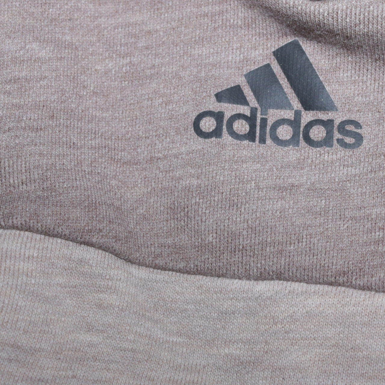 Mens UK Size L adidas Beige Pullover Hoodie