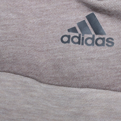 Mens UK Size L adidas Beige Pullover Hoodie
