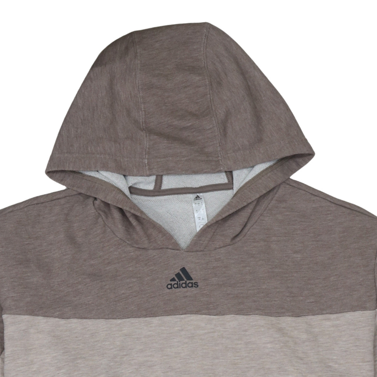 Mens UK Size L adidas Beige Pullover Hoodie