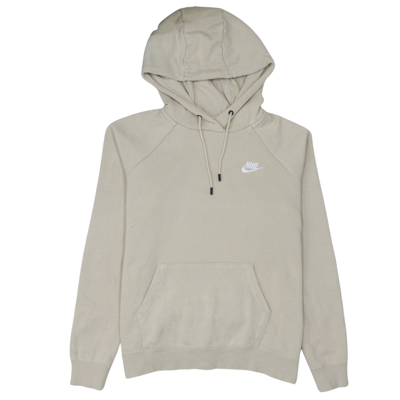 Mens UK Size M Nike Beige Pullover Hoodie