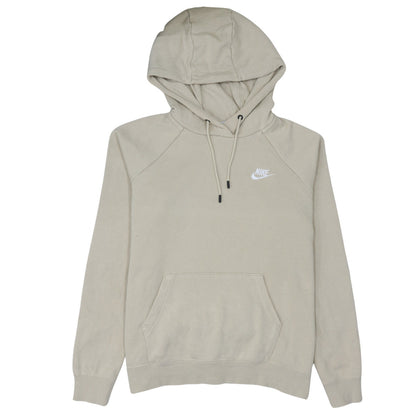 Mens UK Size M Nike Beige Pullover Hoodie