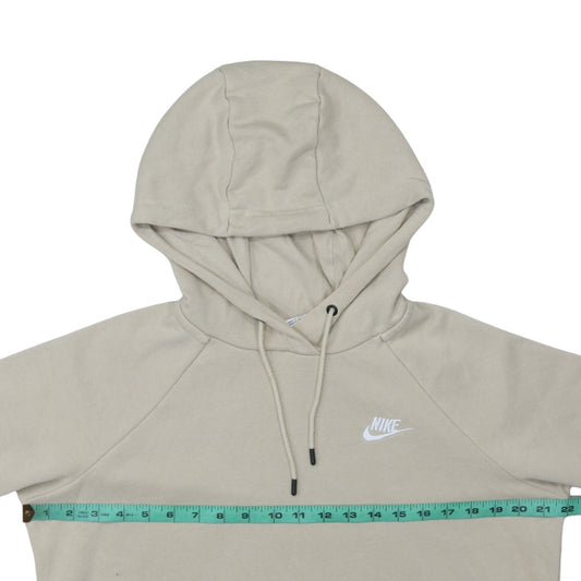 Mens UK Size M Nike Beige Pullover Hoodie