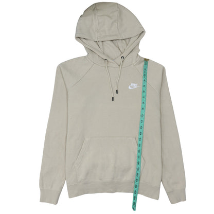 Mens UK Size M Nike Beige Pullover Hoodie