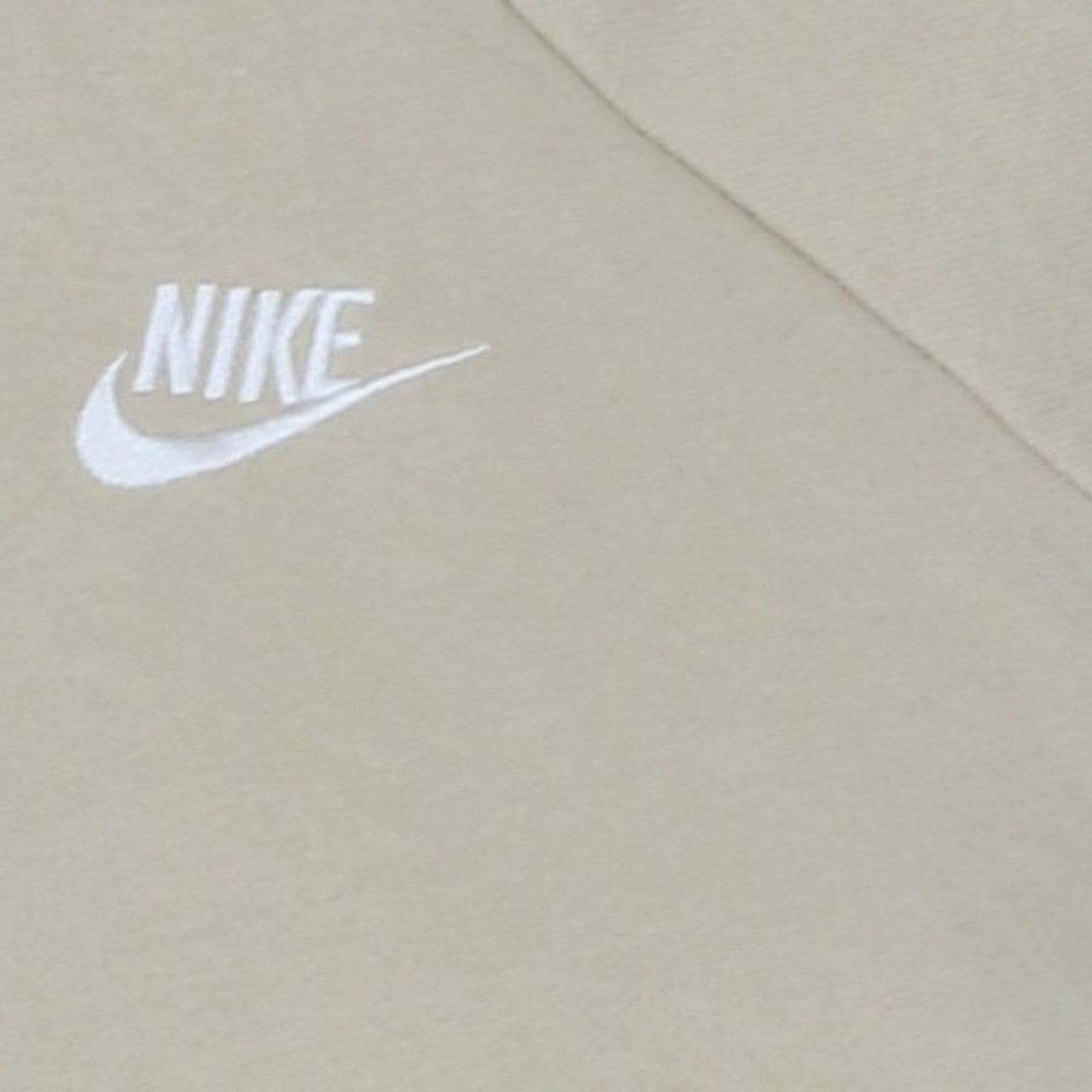 Mens UK Size M Nike Beige Pullover Hoodie