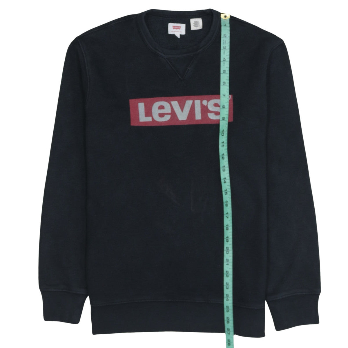 Mens UK Size M Levi's Black Pullover Sweatshirt