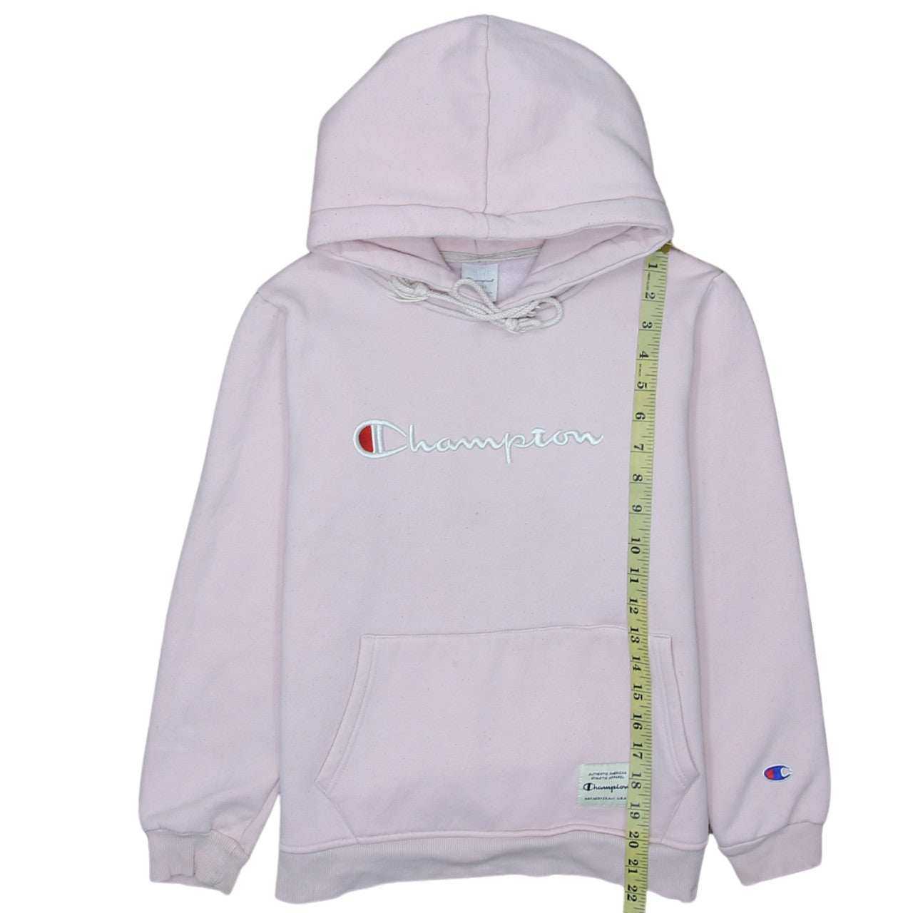 Womens UK Size S Champion Pink Pullover Hoodie