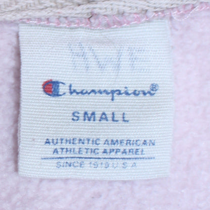 Womens UK Size S Champion Pink Pullover Hoodie