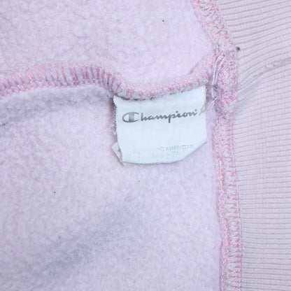 Womens UK Size S Champion Pink Pullover Hoodie