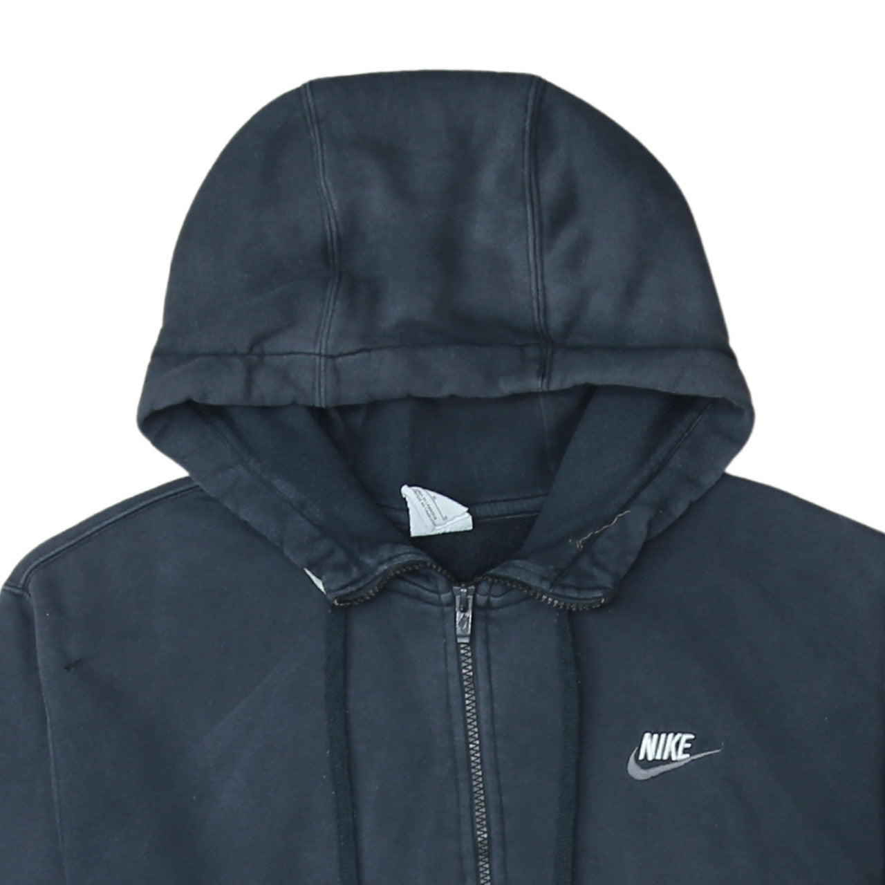 Mens UK Size M Nike Black Full Zip Hoodie