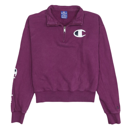 Womens UK Size S Champion Purple Pullover Sweatshirt
