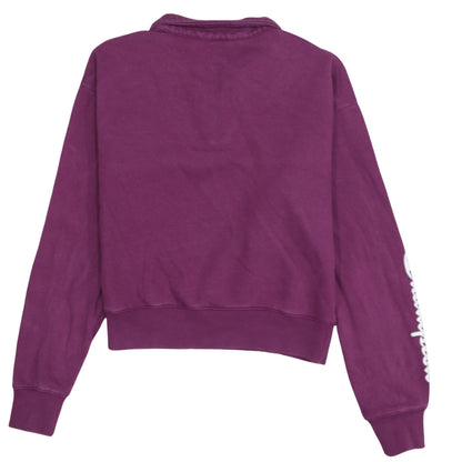 Womens UK Size S Champion Purple Pullover Sweatshirt