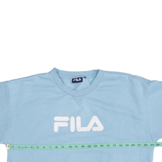Mens UK Size L FILA Blue Pullover Sweatshirt