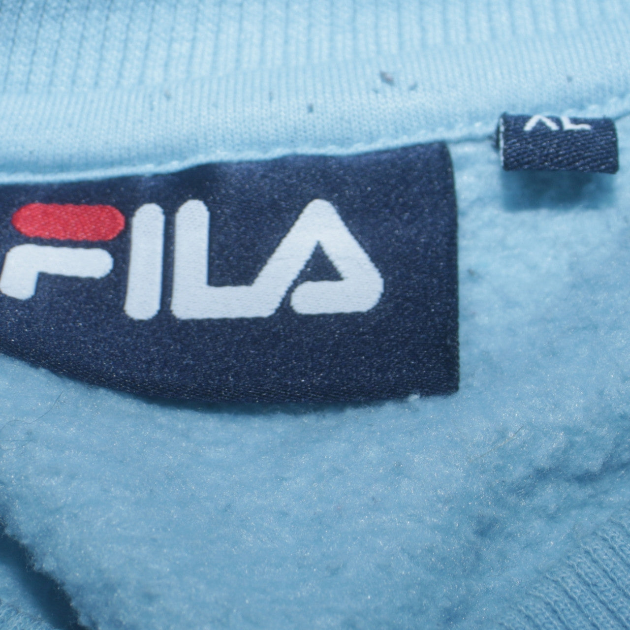 Mens UK Size L FILA Blue Pullover Sweatshirt
