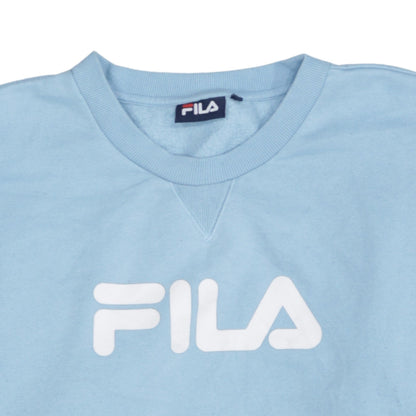 Mens UK Size L FILA Blue Pullover Sweatshirt