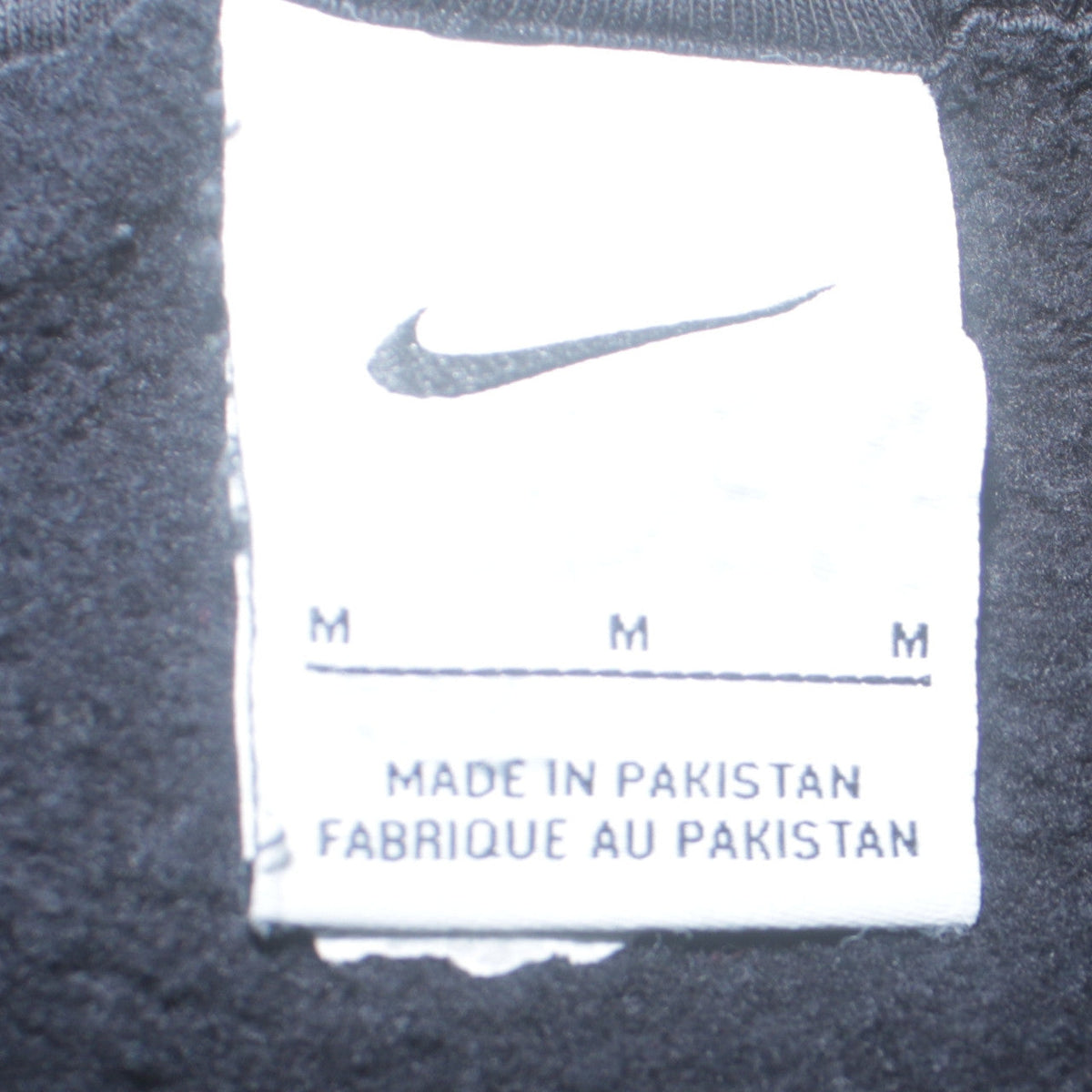Mens UK Size M Nike Black Pullover Sweatshirt