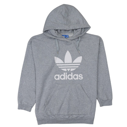 Mens UK Size L adidas Grey Pullover Hoodie