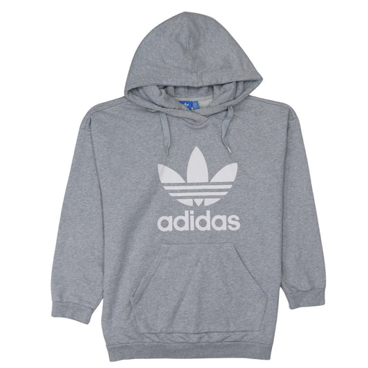Mens UK Size L adidas Grey Pullover Hoodie