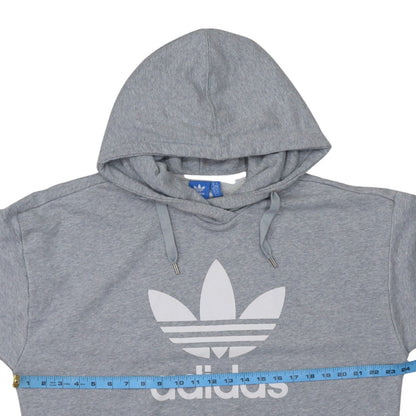Mens UK Size L adidas Grey Pullover Hoodie