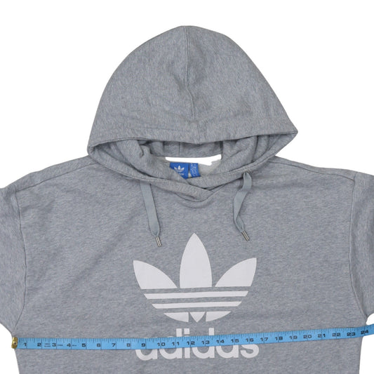 Mens UK Size L adidas Grey Pullover Hoodie