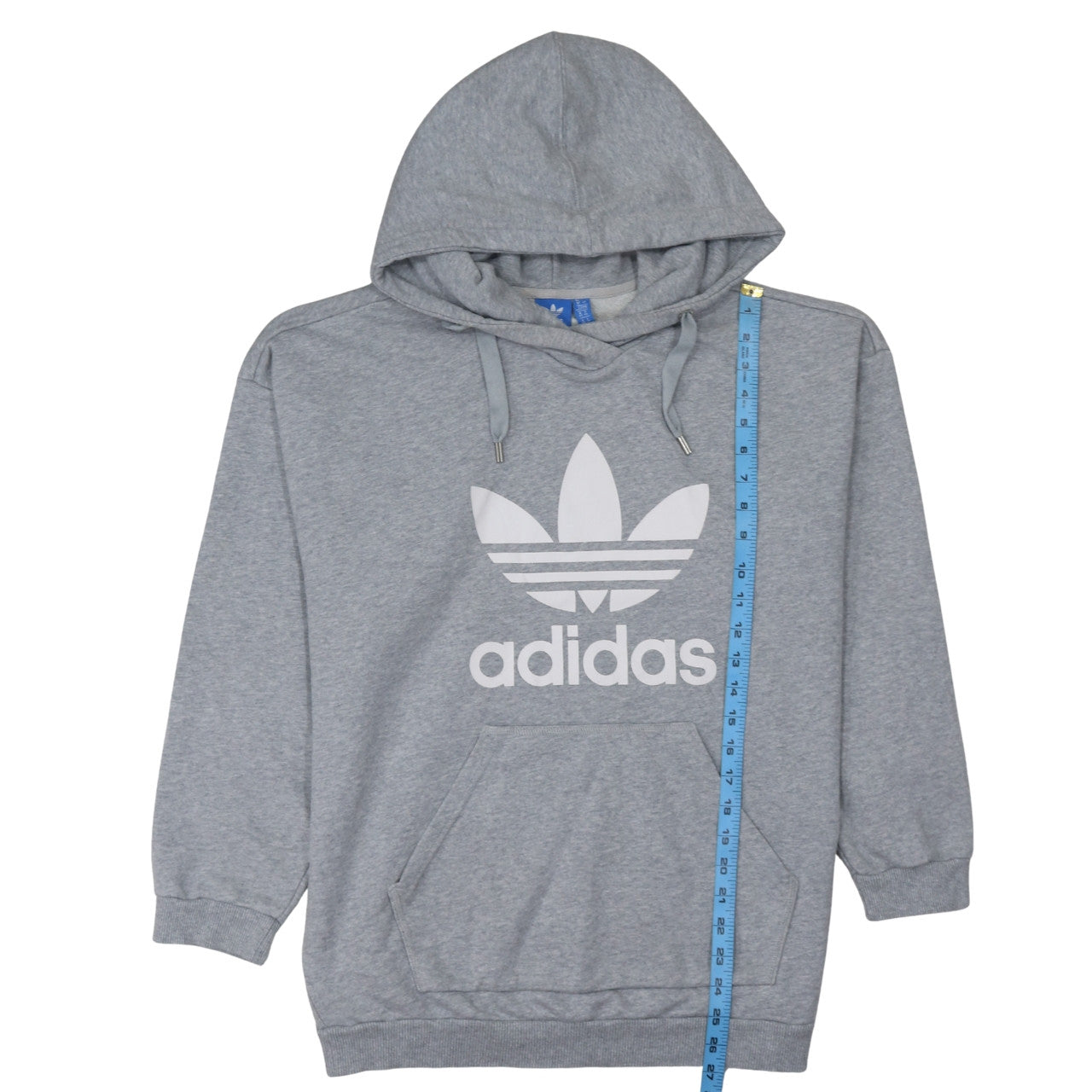 Mens UK Size L adidas Grey Pullover Hoodie