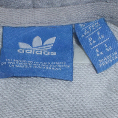 Mens UK Size L adidas Grey Pullover Hoodie