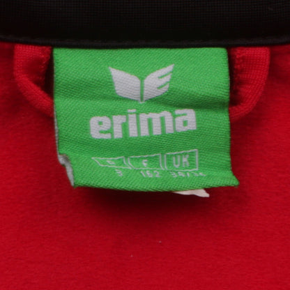 Erima Boys Red Track Jacket FC Alpnach Football Zip Lightweight 14 Years