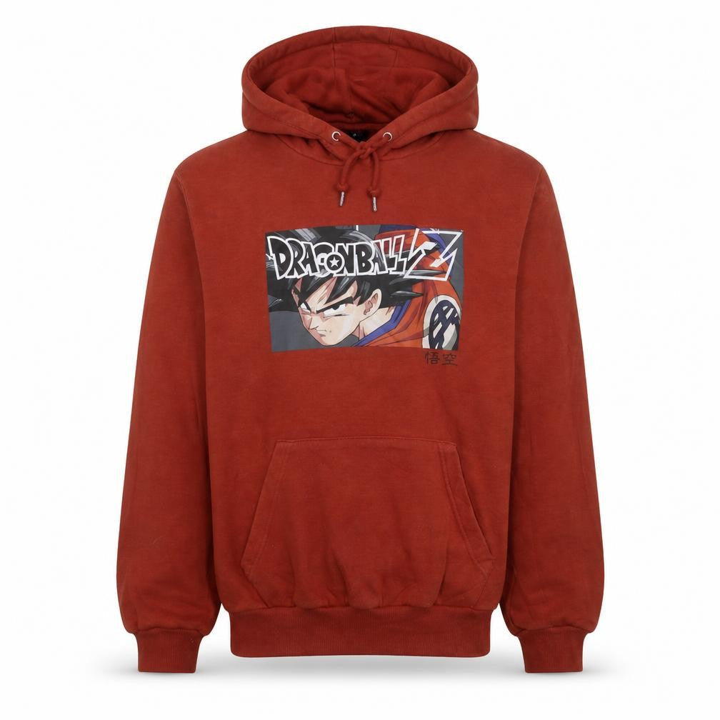 Mens UK Size M Dragon Ball Z Red Pullover Hoodie