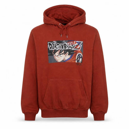Mens UK Size M Dragon Ball Z Red Pullover Hoodie