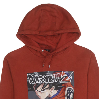 Mens UK Size M Dragon Ball Z Red Pullover Hoodie