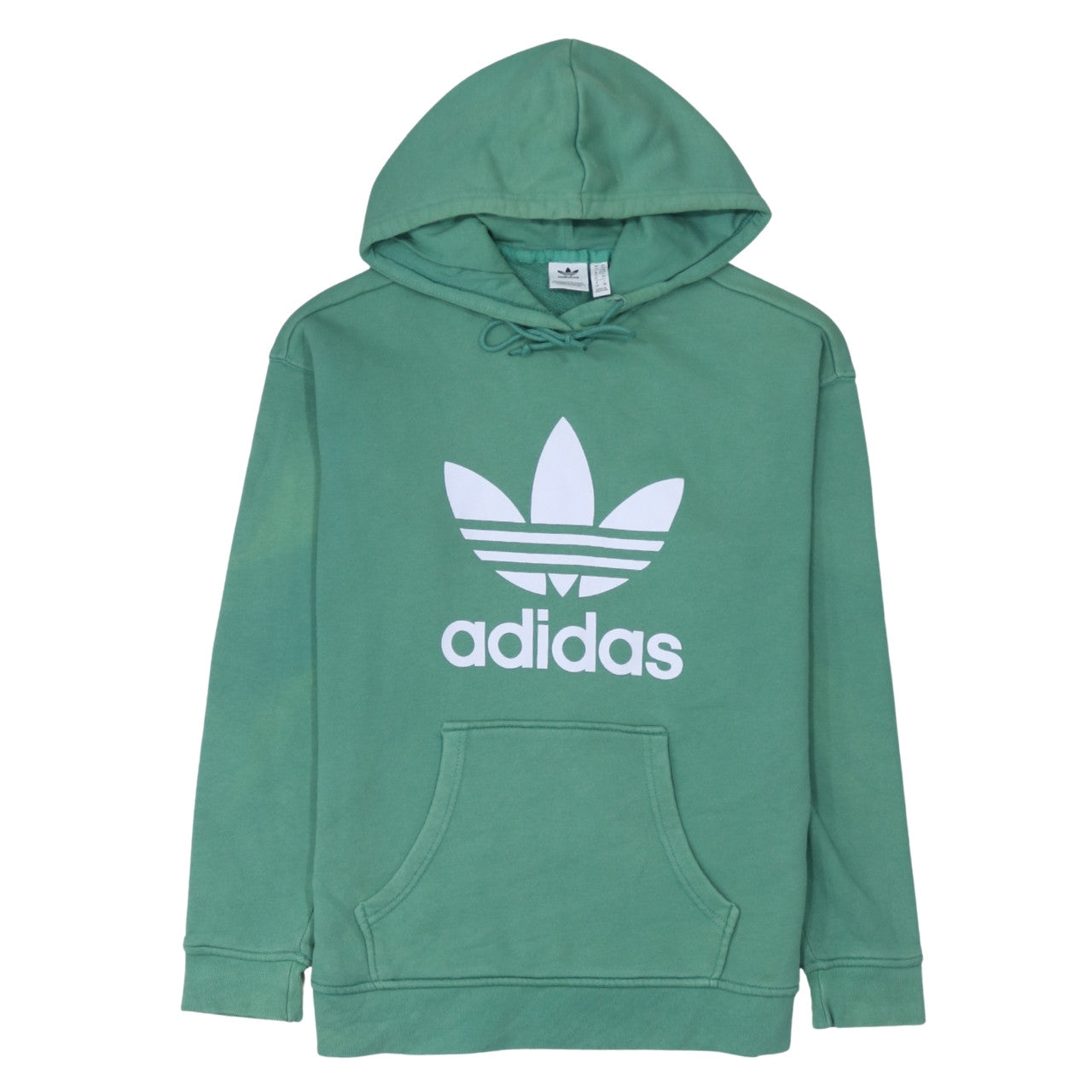 Womens UK Size XS adidas Green Pullover Hoodie