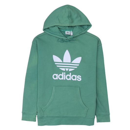 Womens UK Size XS adidas Green Pullover Hoodie