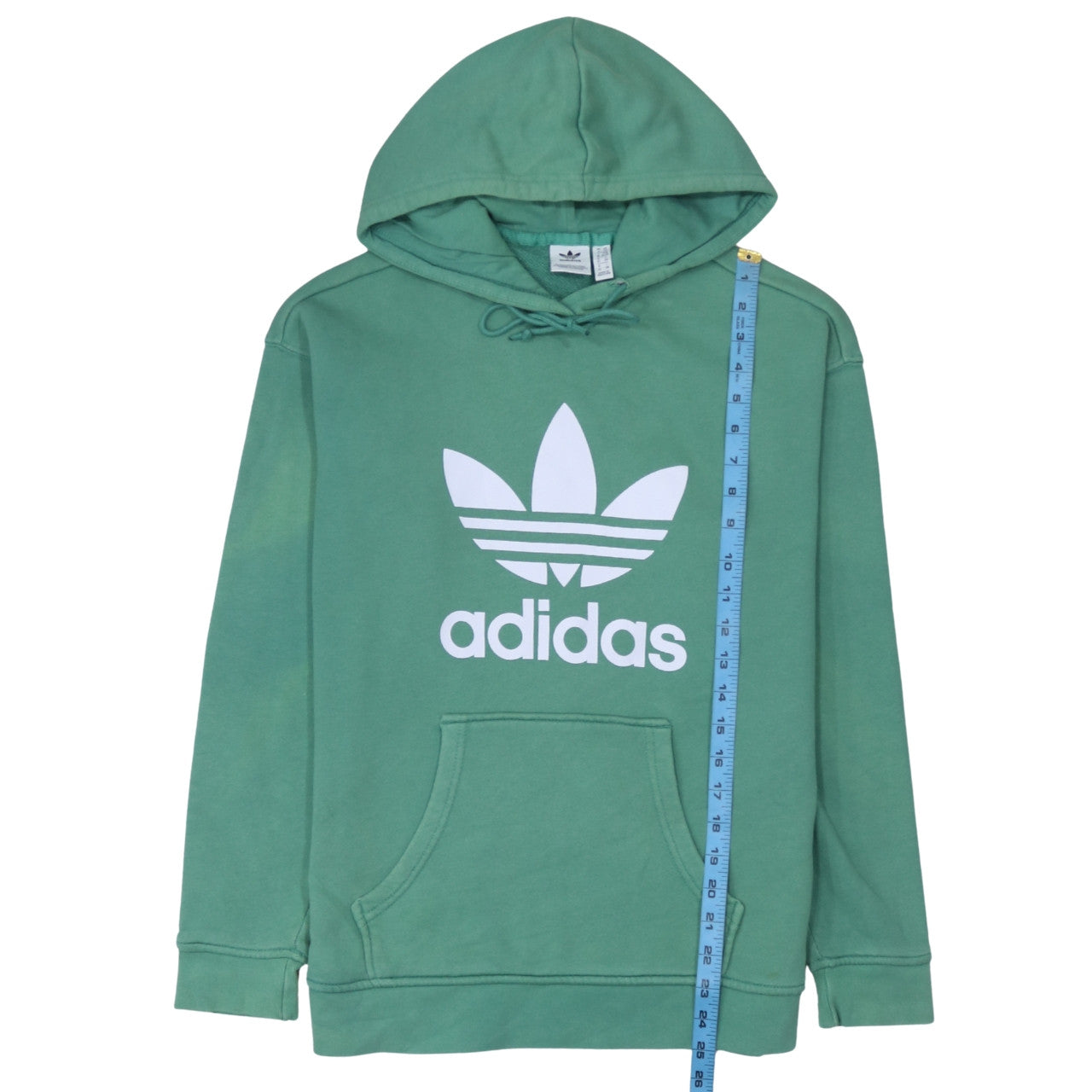 Womens UK Size XS adidas Green Pullover Hoodie