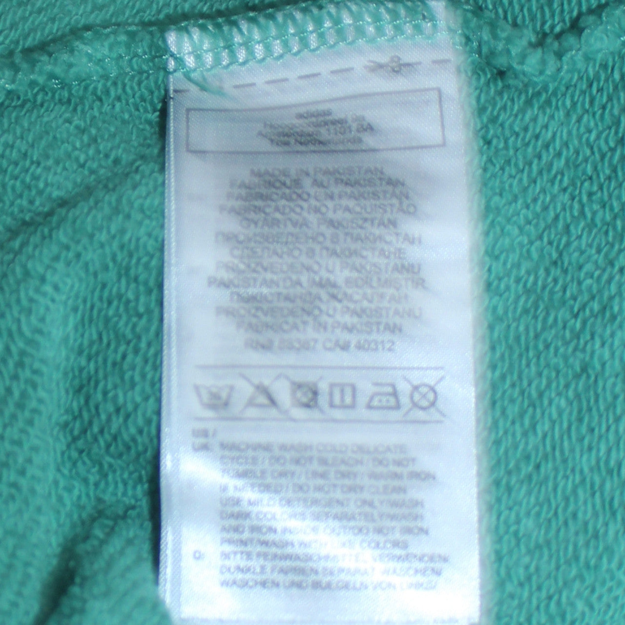 Womens UK Size XS adidas Green Pullover Hoodie