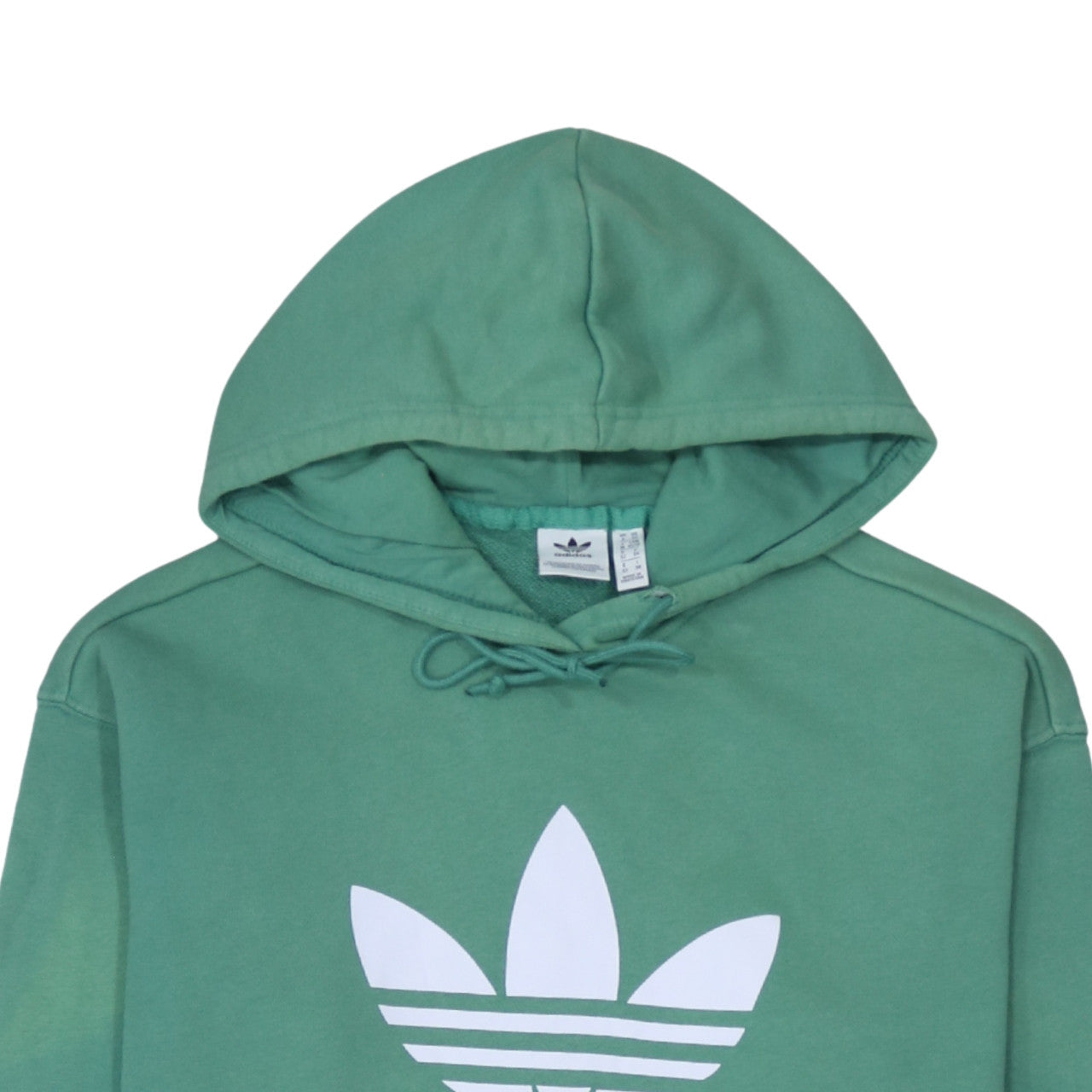 Womens UK Size XS adidas Green Pullover Hoodie