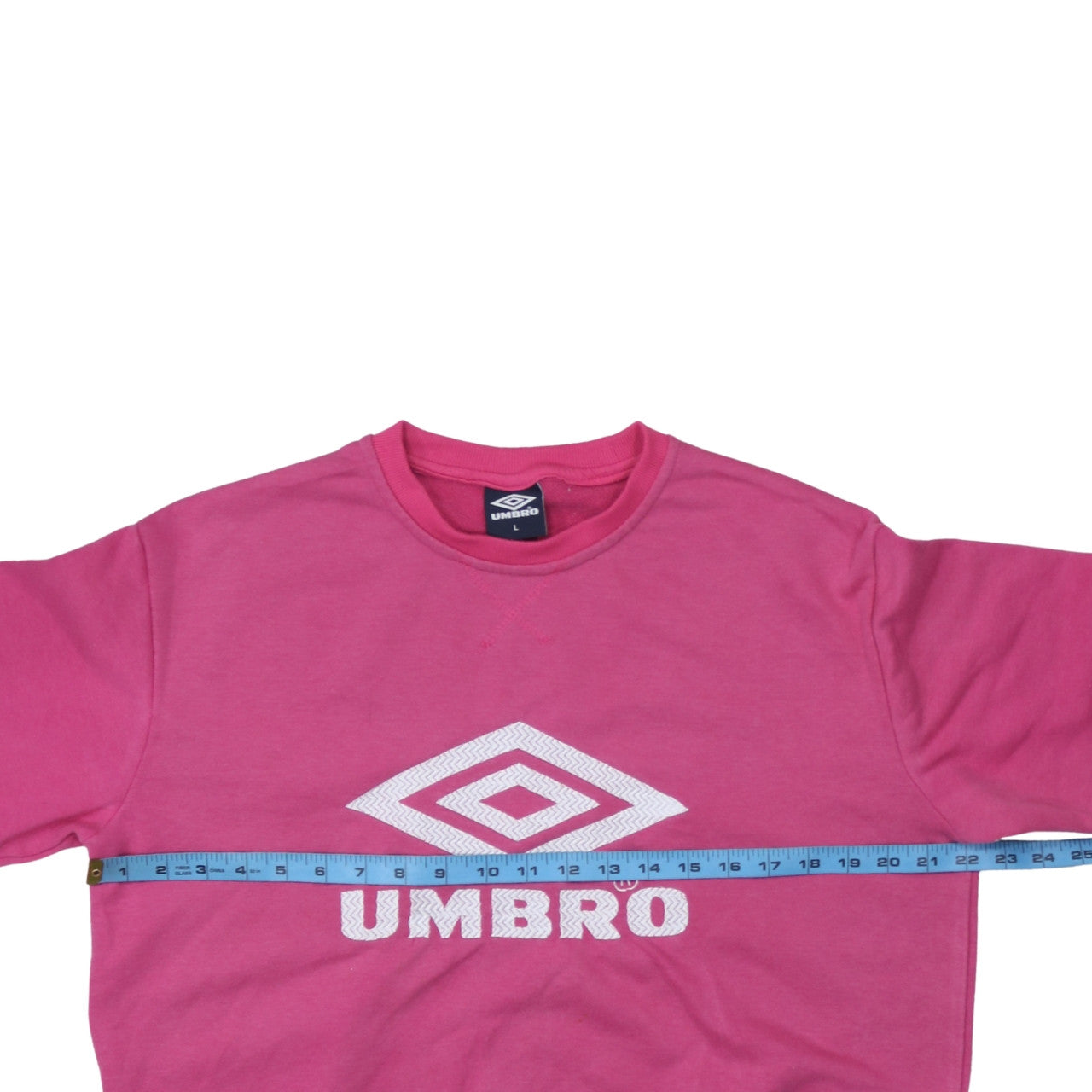 Womens UK Size L Umbro Pink Pullover Sweatshirt