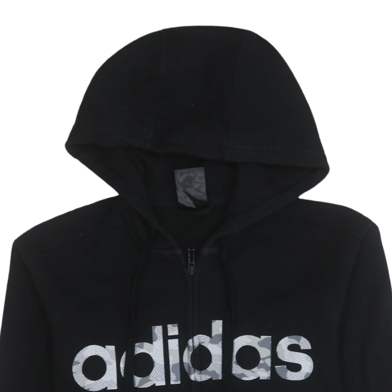 Mens UK Size S adidas Black Full Zip Hoodie
