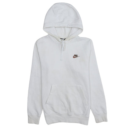 Mens UK Size XS Nike White Pullover Hoodie