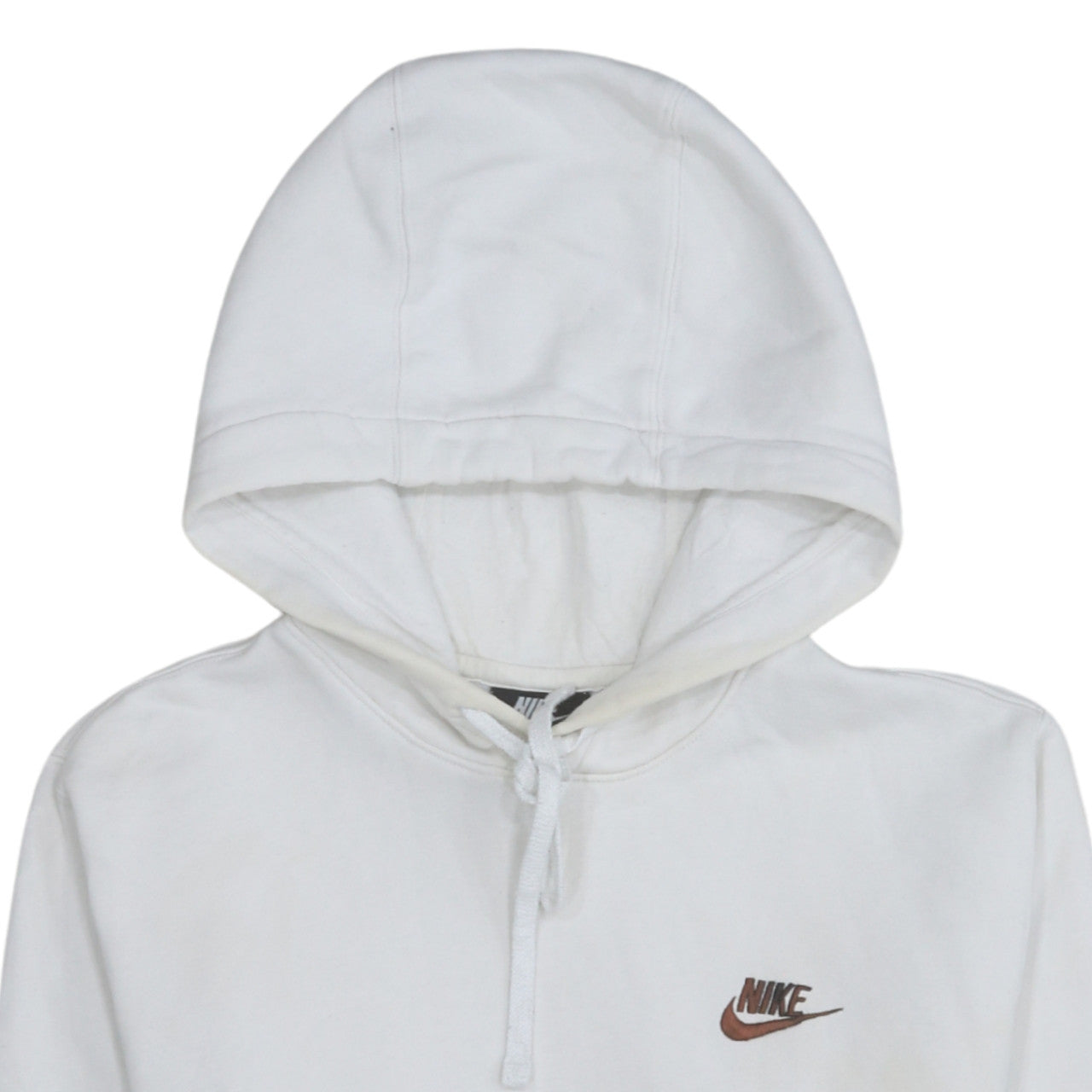 Mens UK Size XS Nike White Pullover Hoodie