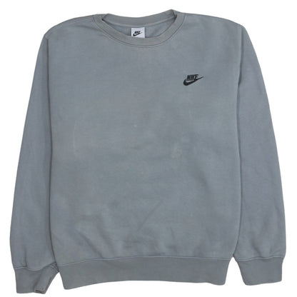 Mens UK Size L Nike Grey Pullover Sweatshirt