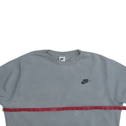 Mens UK Size L Nike Grey Pullover Sweatshirt