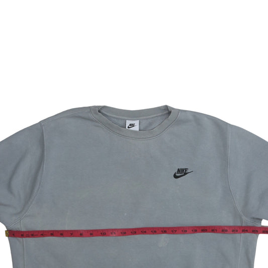 Mens UK Size L Nike Grey Pullover Sweatshirt
